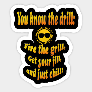 You Know the Drill Sticker